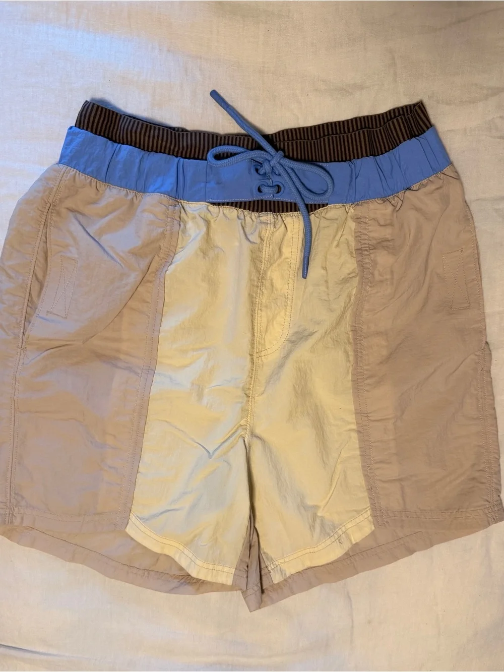 Free People Color-Block Shorts